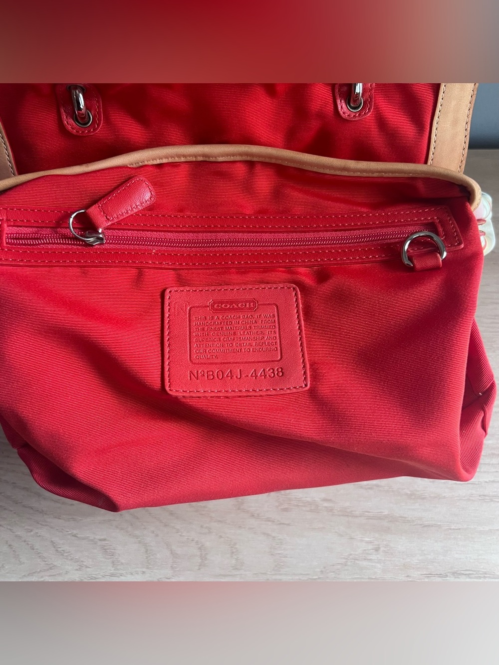 Vintage Limited-Edition Coach Soho Twill Striped Rainbow Top Handle Bag - Picture 5 of 5